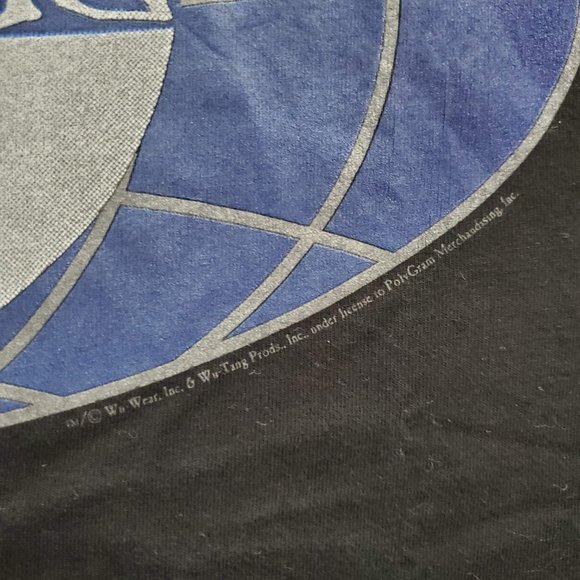 VINTAGE Wu Tang Clan Men Shirt 2XL 90s Method Man Ol Dirty‎ Bastard Raekwon Rza - Picture 7 of 14